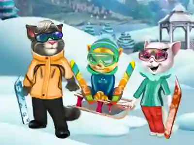 Spill Cats Winter Fun online