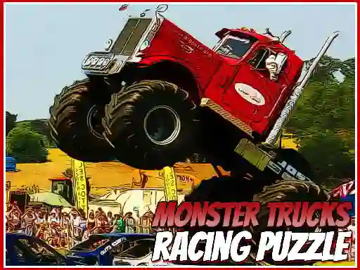 Spill Monster Trucks Racing Puzzle online