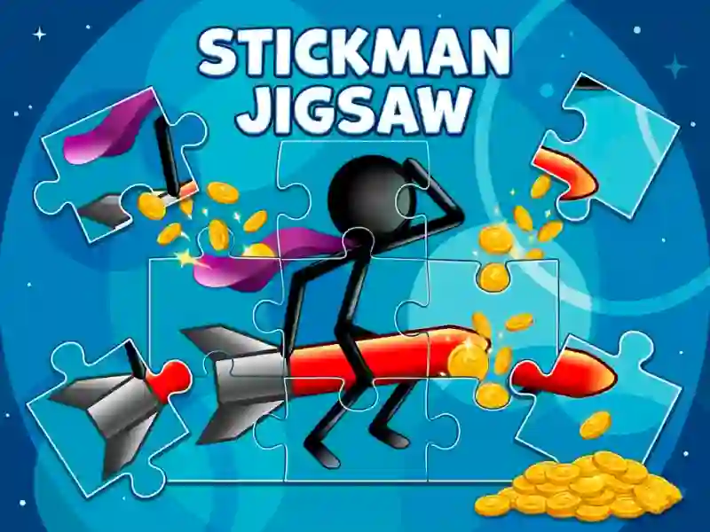 Spill Stickman Jigsaw online