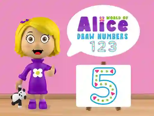 Spill World of Alice Draw Numbers online