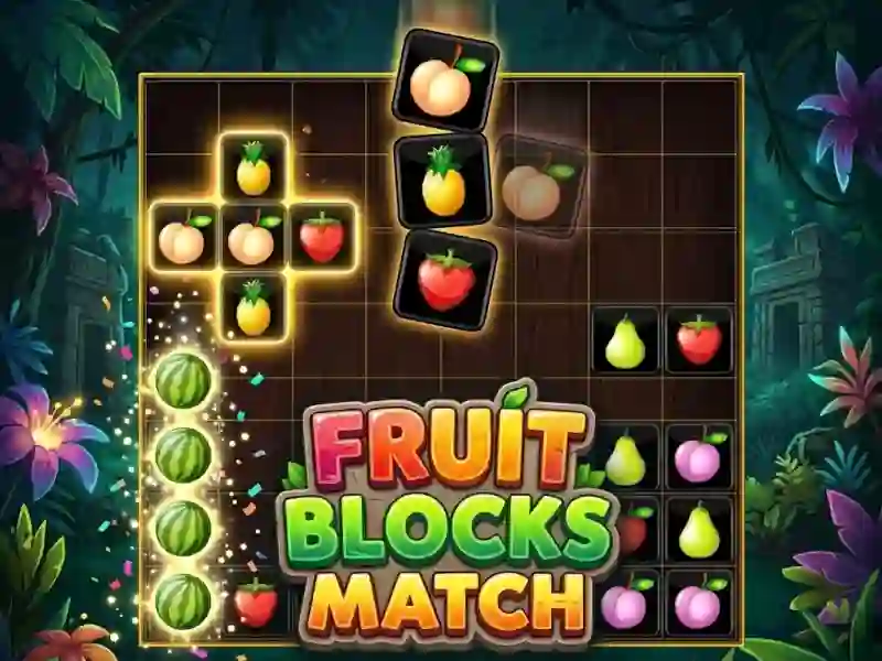 Spill Fruit Blocks Match online