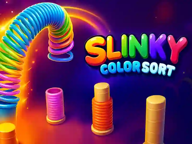 Spill Slinky Color Sort online