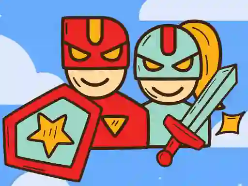 Spill Super Warrior Match 3 online