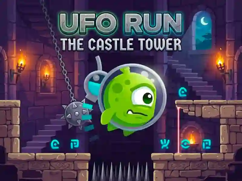 Spill Ufo Run The castle tower online