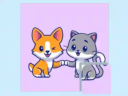Spill Cats and Dogs Puzzle online