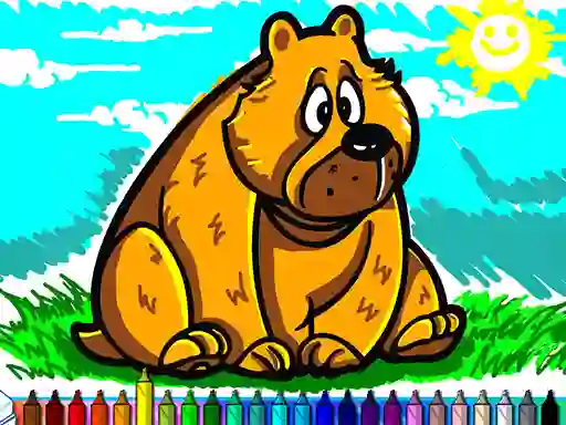Spill Coloring Book Animals online