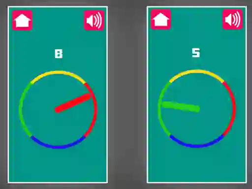Spill Colorful Clock online