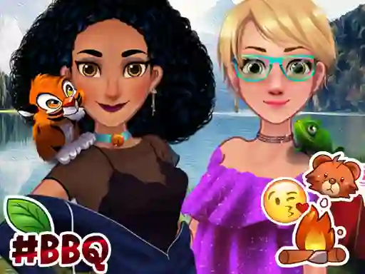 Spill Jasmine & Rapunzel on Camping online