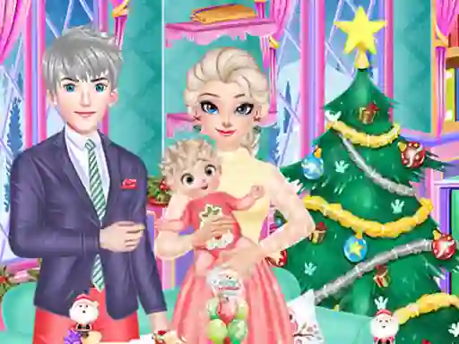 Spill Frozen Family Christmas Preparation online