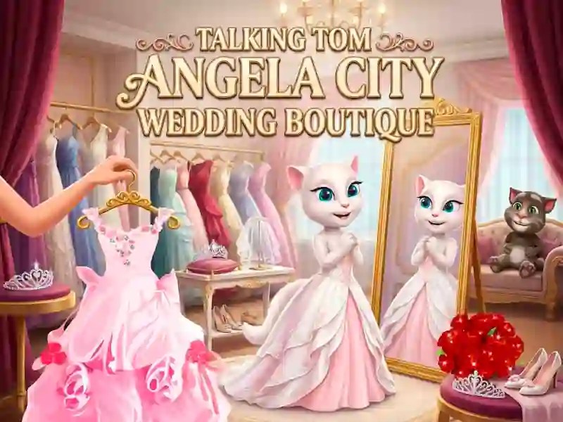 Spill Talking Tom Angela City Wedding Boutique online