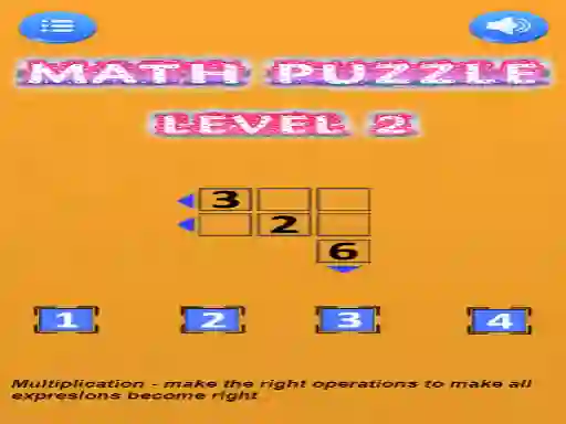 Spill Math puzzle online