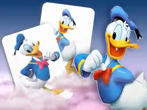 Spill Donald Duck memory card match online