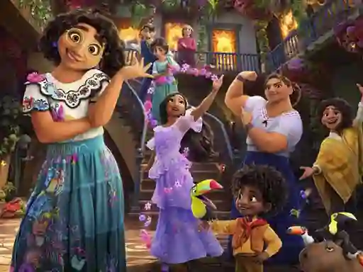 Spill Madrigal Family Coloring online