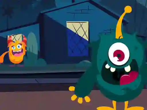 Spill Funny Monsters Jigsaw online