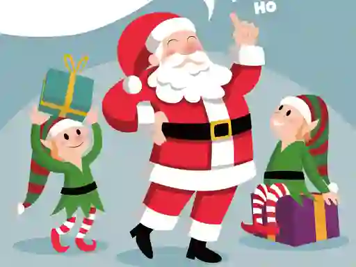 Spill Santa Merry Xmas Puzzle online