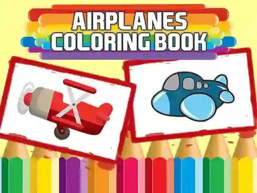 Spill Airplanes Coloring Book online