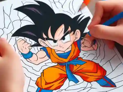 Spill Anime Coloring Book online