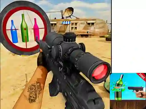 Spill Sniper Bottle Shooting online