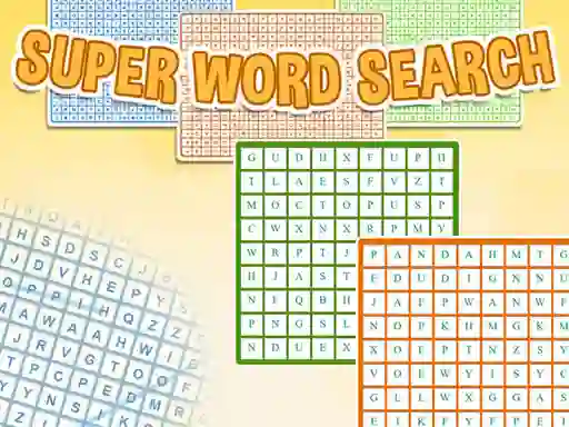 Spill Super Word Search online