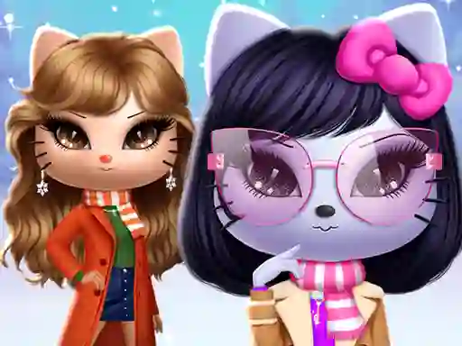 Spill Kitty Squad Winter Dress Up online