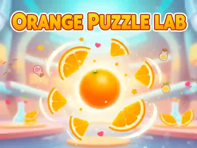 Spill Orange Puzzle Lab online