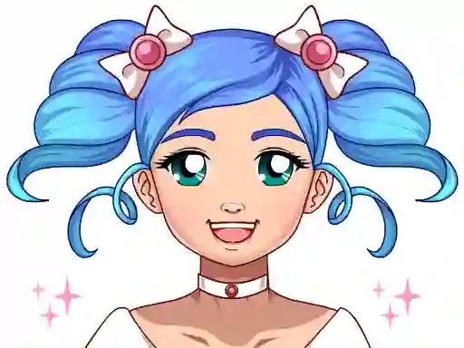 Spill Kawaii Magical Girl Dress Up Game online