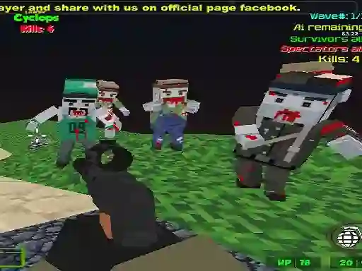 Spill Blocky Combat SWAT Zombie Survival online