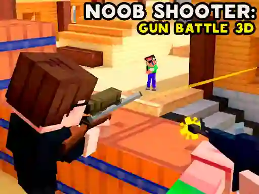 Spill Noob Shooter: Gun Battle 3D online