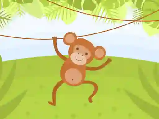 Spill Funny Monkeys Coloring online