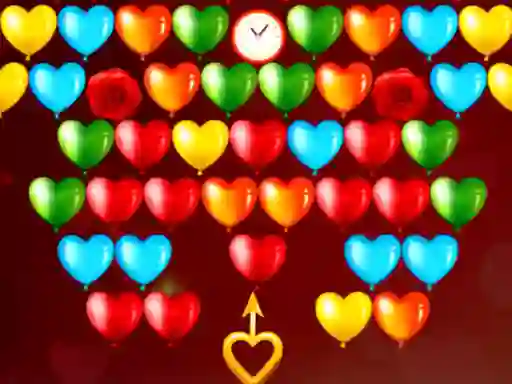Spill Bubble Shooter Valentines online