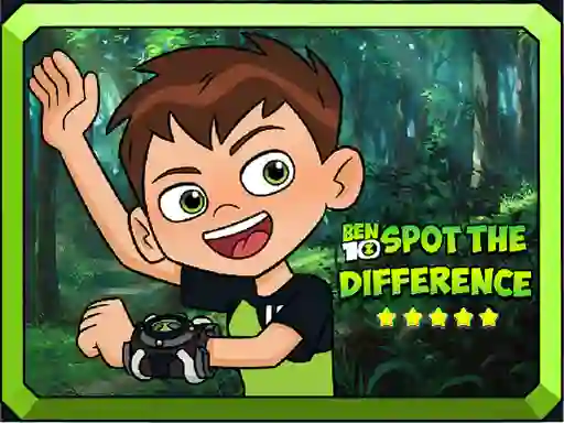 Spill Ben 10 Spot the Difference online