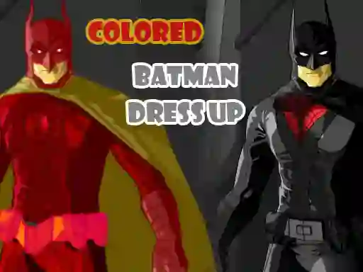 Spill Colored Batman Dress Up online