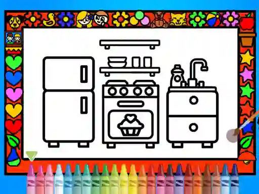 Spill Color and Decorate Rooms online