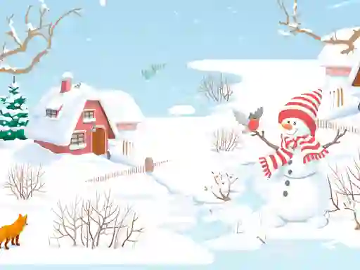 Spill Snowman Slide online