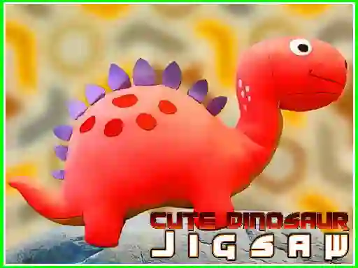 Spill Cute Dinosaur Jigsaw online