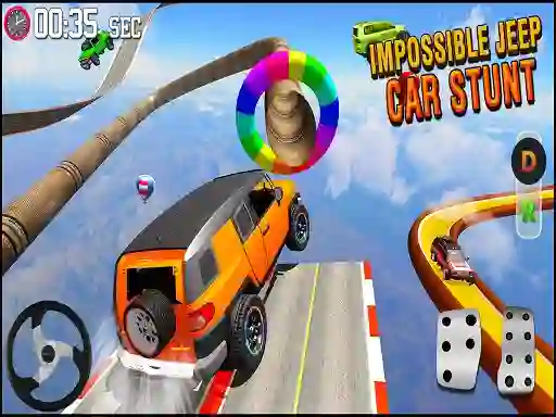Spill GT Jeep Impossible Mega Dangerous Track online