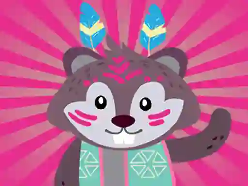 Spill Boho Animals Jigsaw online