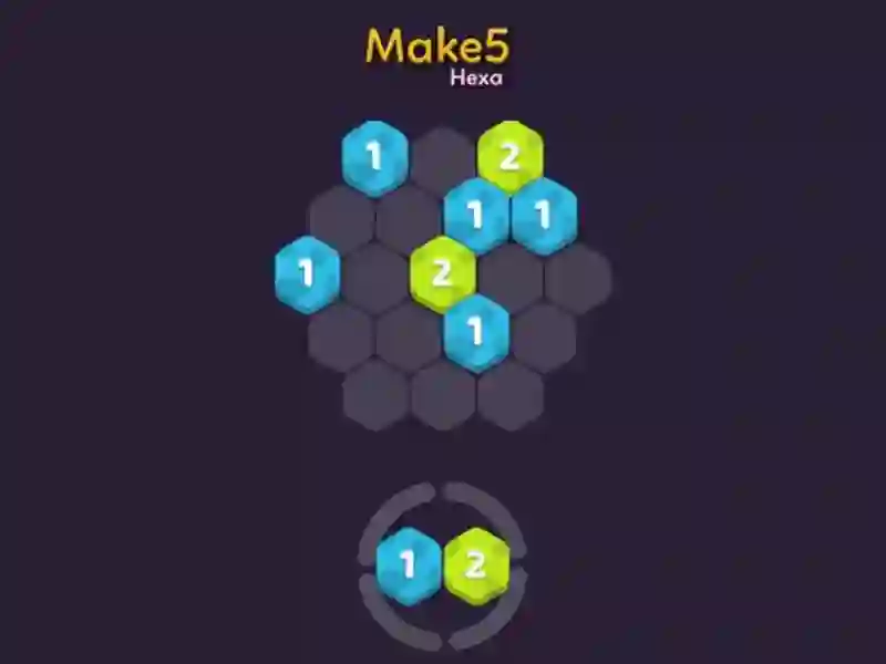 Spill Make 5 Hexa online