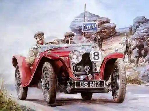 Spill Vintage Cars Puzzle online