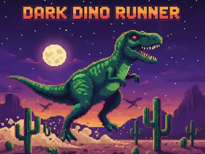 Spill Dark Dino Runner online