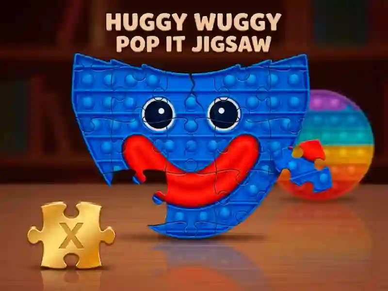 Spill Huggy Wuggy Pop It Jigsaw online