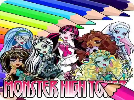 Spill Coloring Book for Monster High online