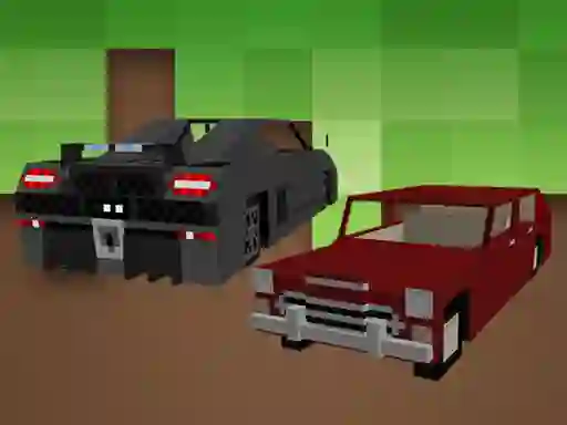 Spill Blockcraft Cars Jigsaw online