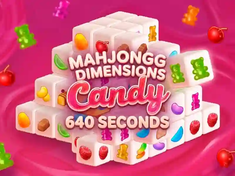 Spill Mahjongg Dimensions Candy 640 seconds online