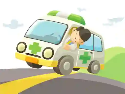 Spill Cartoon Ambulance online