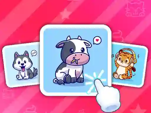 Spill Cute Animal Cards online