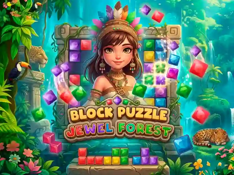 Spill Block Puzzle Jewel Forest online