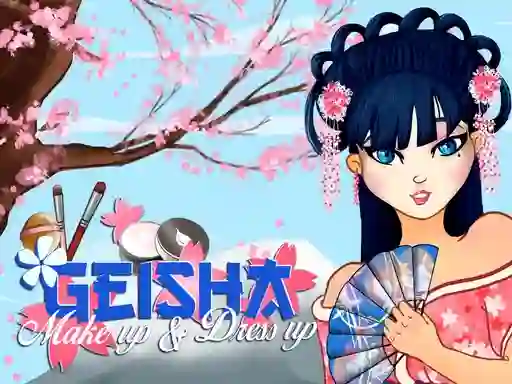 Spill Geisha make up and dress up online