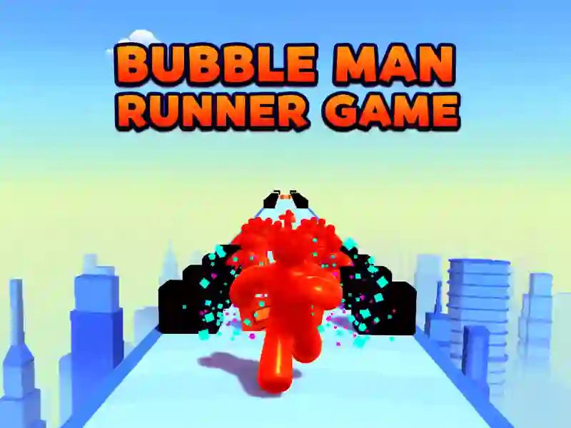 Spill Bubble Man Runner Game online