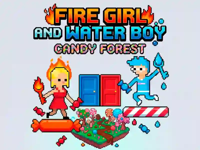 Spill Fire Girl and Water Boy Candy Forest online